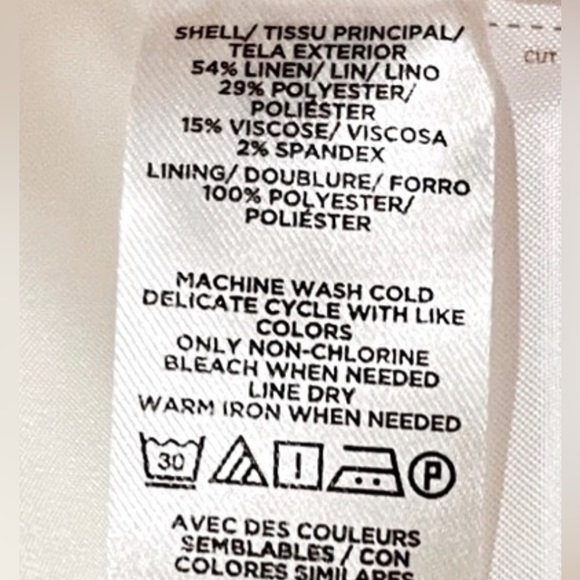 ⭐️ANN TAYLOR⭐️ NEW WITH TAGS - Size ( 8 Petite) Blazer Linen-One Button - Picture 6 of 13